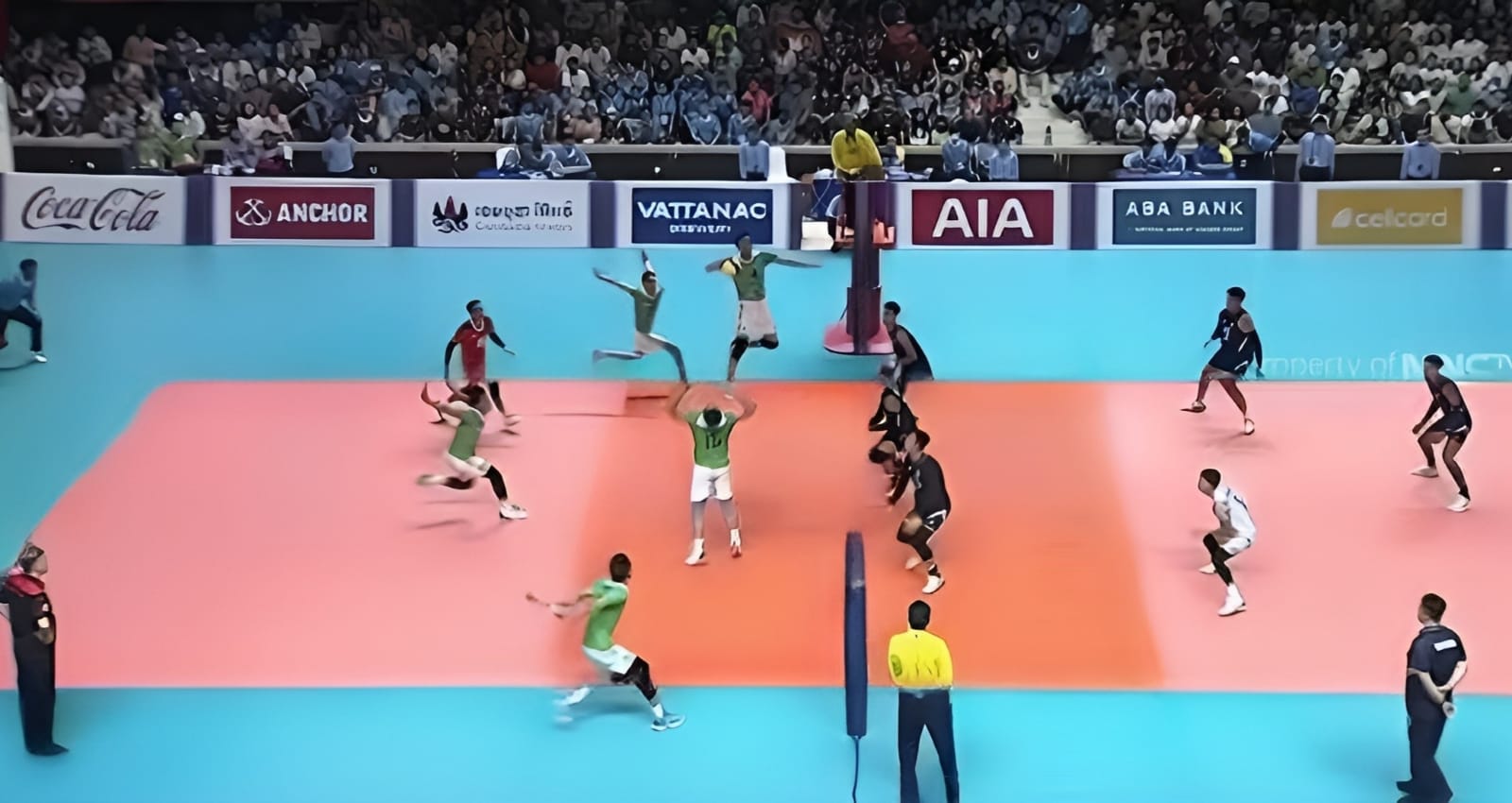 Timnas Bola Voli Putra Indonesia Hantam Kamboja 3-0