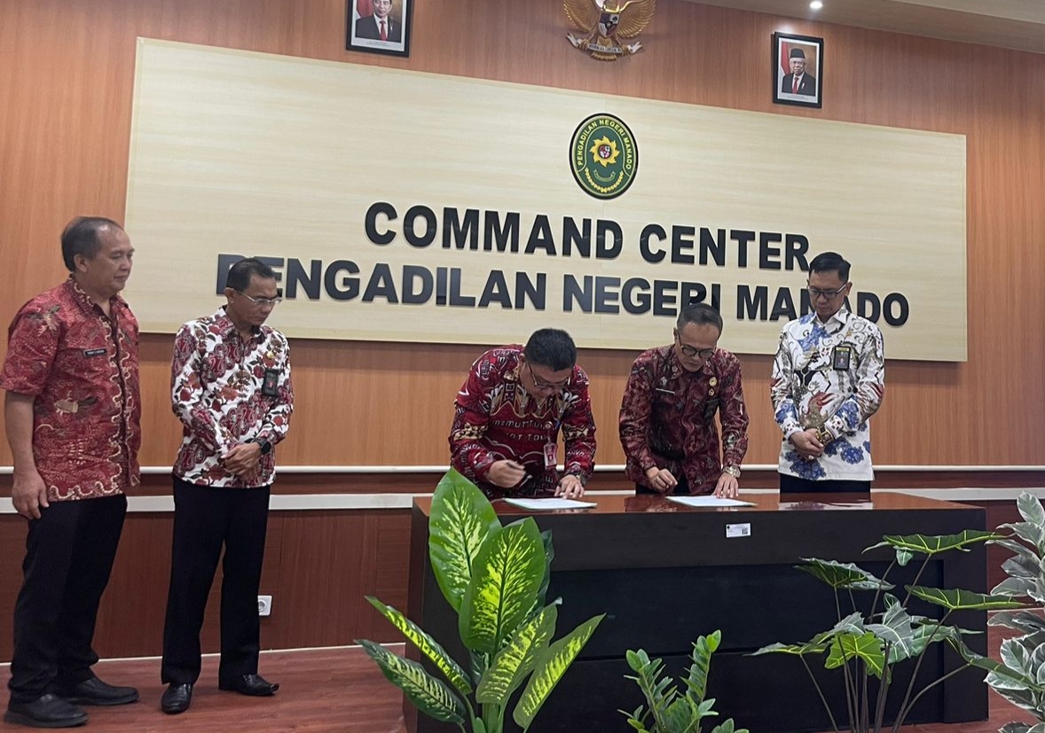 Sepakati MoU, Discapilduk dan PN Manado Optimalkan Pelayanan