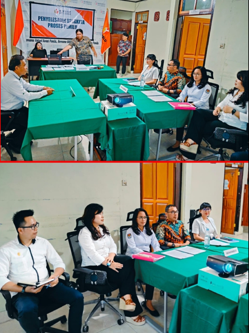 Bawaslu Tomohon Sukses Mediasi Sengketa Pemilu KPU-PKB