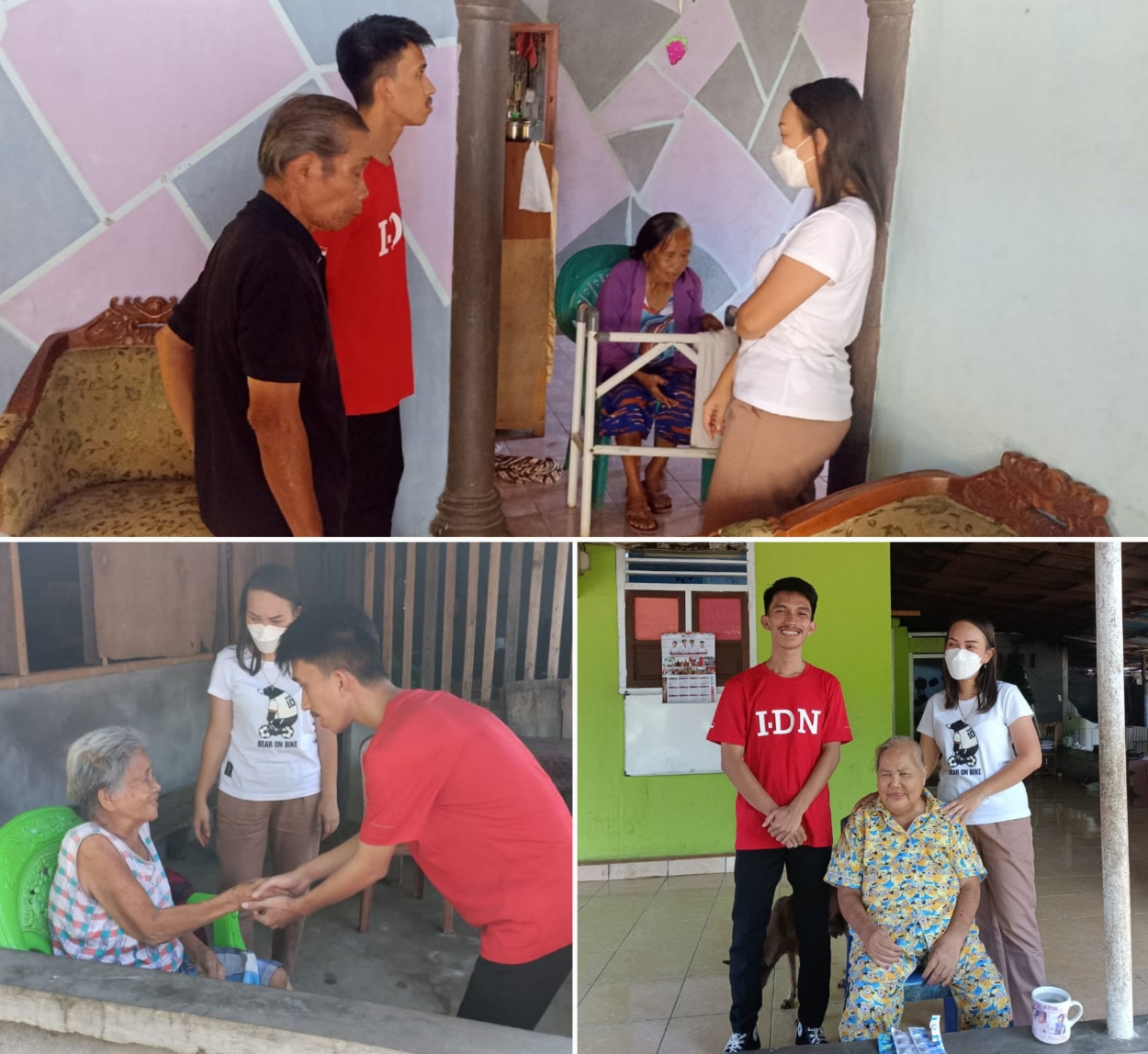 Temui Warga Lansia yang Sedang Sakit di Kelurahan Pondang, EW Berikan Bantuan