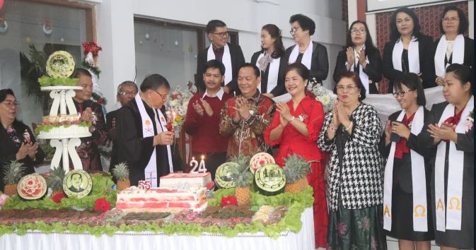  Jemaat Kakaskasen Bait El Bersyukur di Usia 24 Tahun