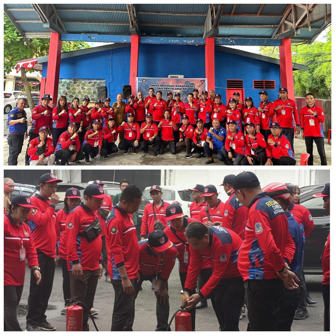 Relawan Kebakaran (RedKar) Manado Terima Pelatihan dan Sosialisasi 