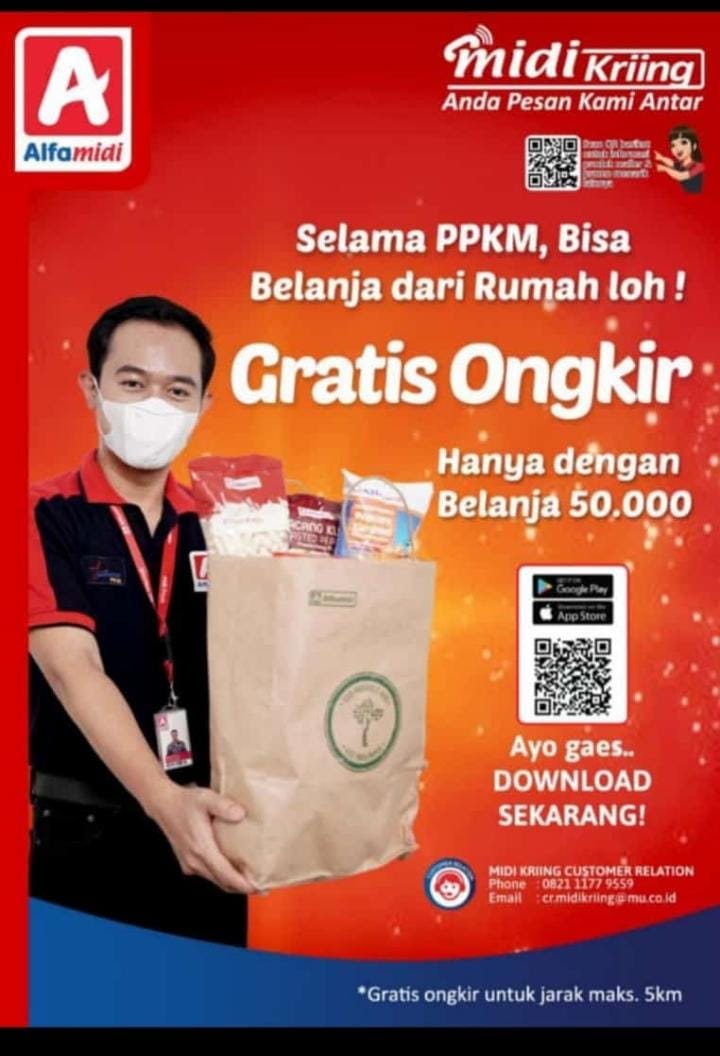 Aplikasi Midi Kriing mudahkan Konsumen Alfamidi untuk Berbelanja tanpa harus ke Toko