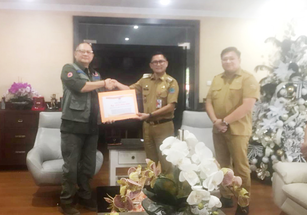 Akibat Bencana Alam, Minut Dapat Santunan Dari BNPB RI