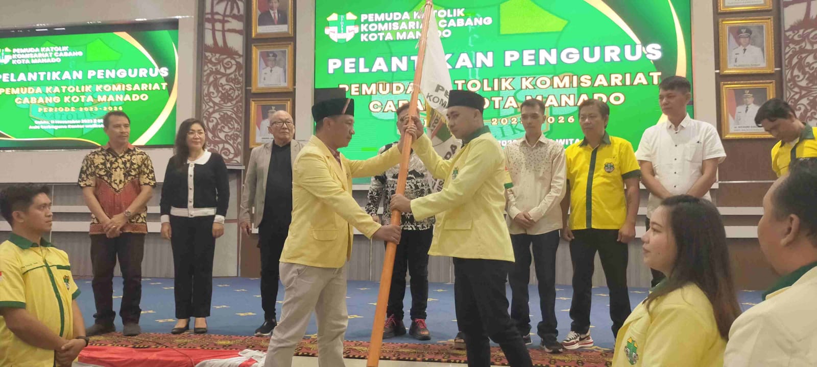 Pengurus Pemuda Katolik Manado Dilantik, Walikota Bersama Komda dan Kevikepan Beri Pesan