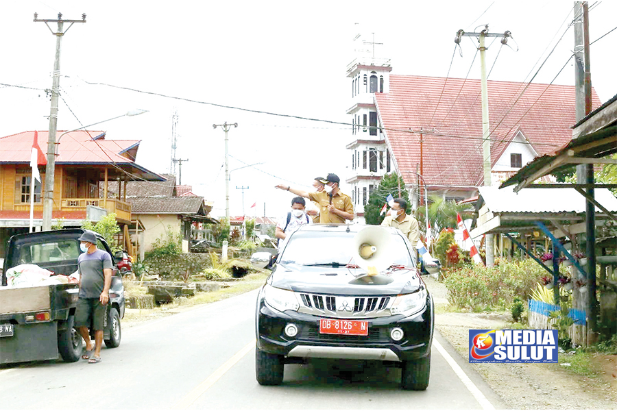Orasi Taat Prokes, SSM-OPPO Berpanas-panasan di Atas Pickup