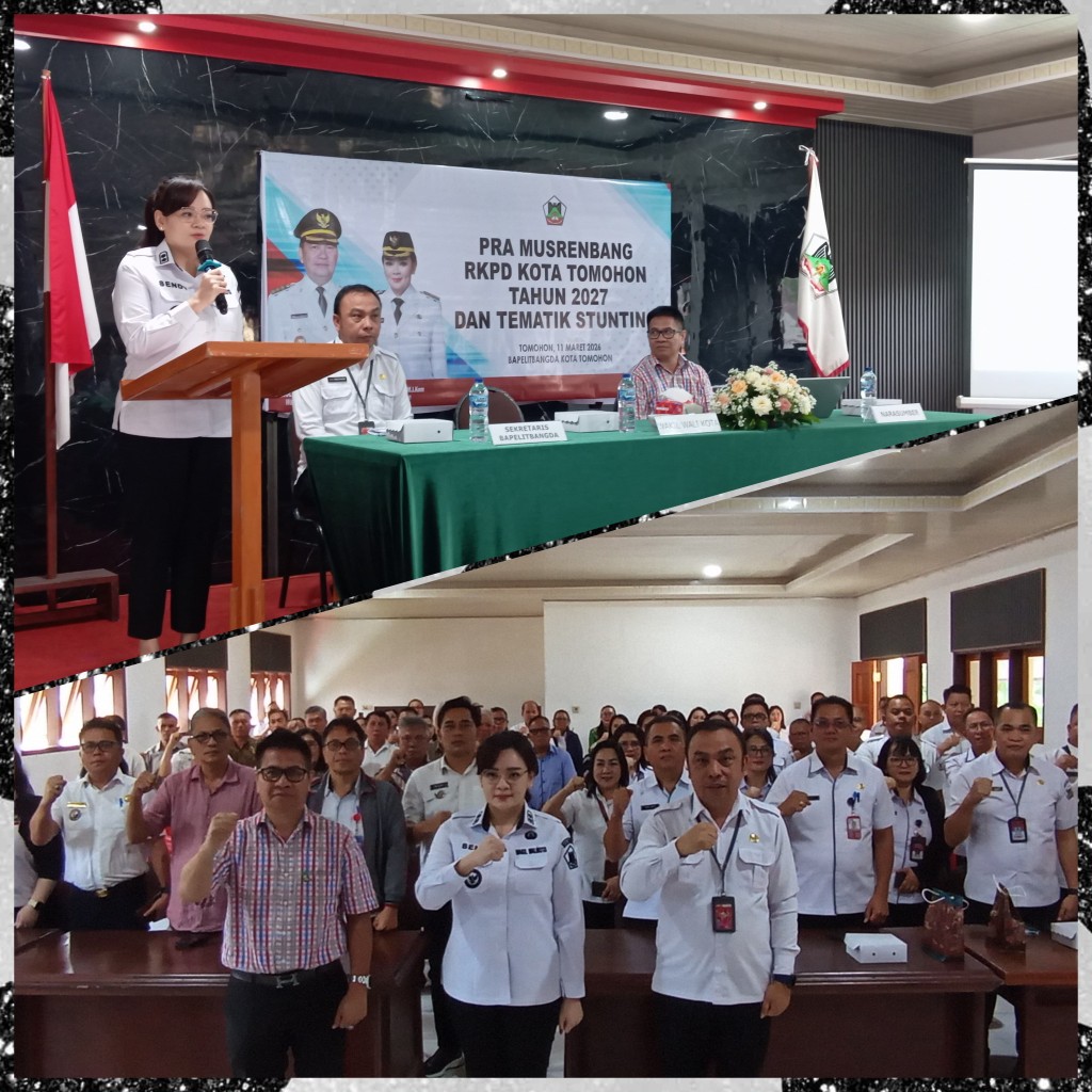 Pemerintah Kota Tomohon Gelar Pra Musrenbang RKPD 2027 dengan Fokus Penanganan Stunting