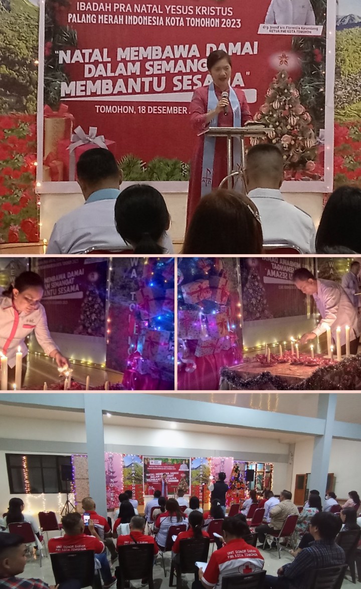 Pra Natal PMI Tomohon, JFK: Natal Bawa Damai