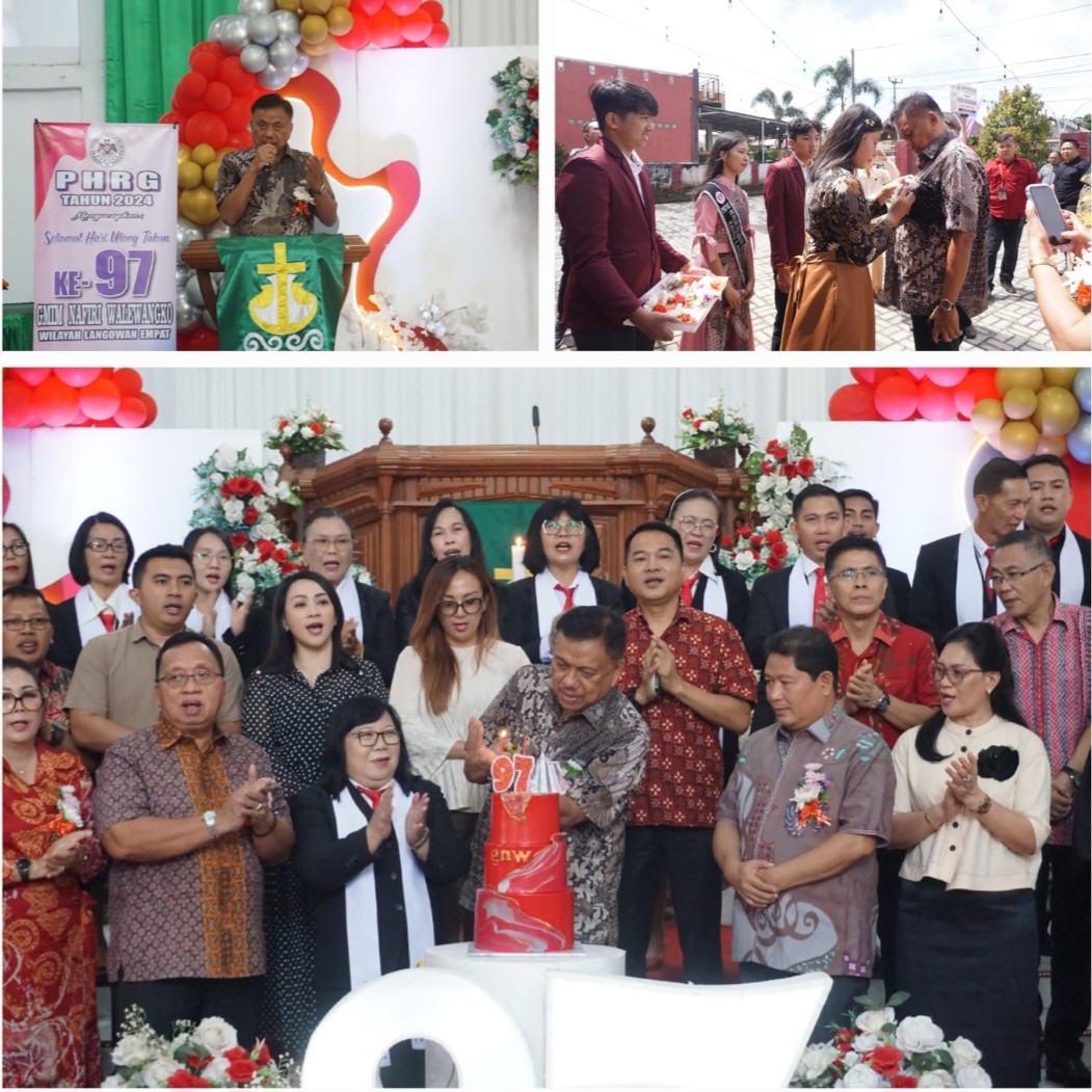Hadiri Syukur HUT ke 97 GMIM Nafiri Walewangko, Gubernur Olly Apresiasi Sinergitas Gereja dengan Pemerintah