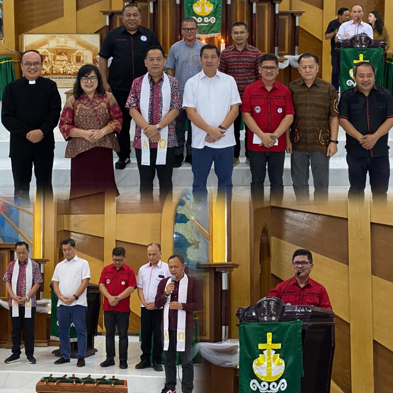 Tunjang Pelayanan PKB GMIM, Ketua PKB Rayon Tomohon Salurkan Bantuan Senilai Rp 255 Juta