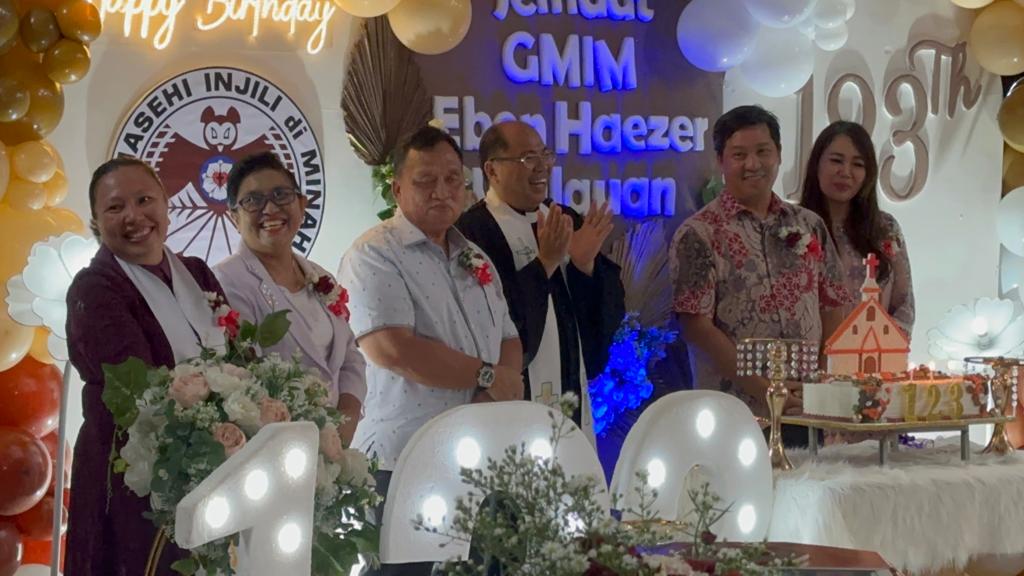 Hadiri HUT ke-123 GMIM Eben Haezer Wulauan, Wagub Harap Gereja Berperan Dalam Peningkatan SDM