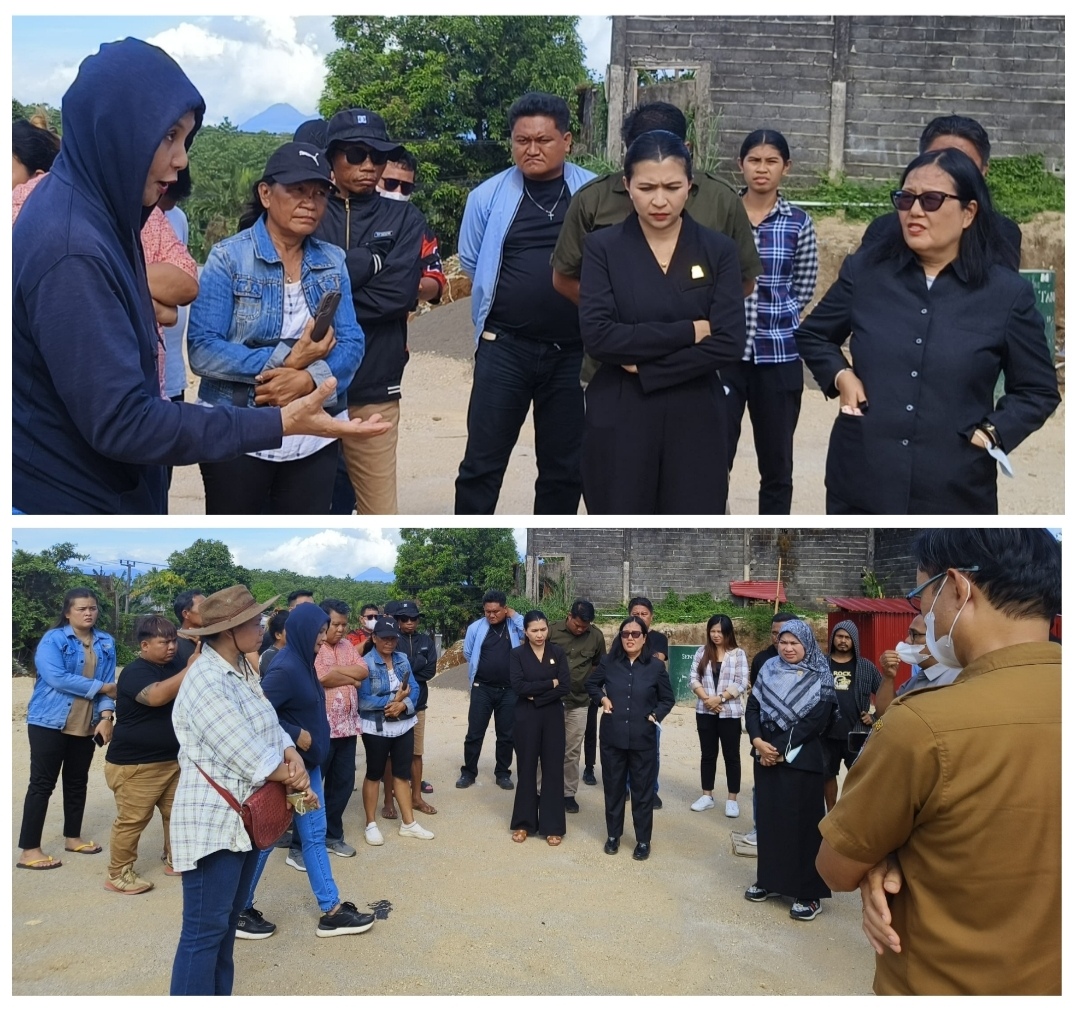 Mona C Kloer Tinjau Lokasi IPLT di TPA Sumompo, Rekom Khusus Turut Diberi