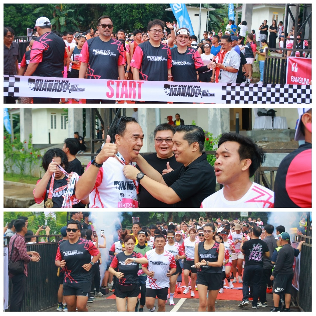 Ini Para Pemenang Half Marathon 21k dan 10k Bung Karno Run 2025