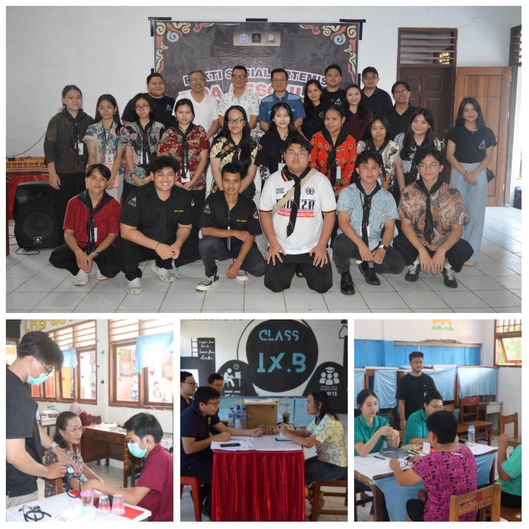 Mapala Aesculap Gelar Baksos Pemeriksaan Kesehatan Gratis di Desa Liwutung 