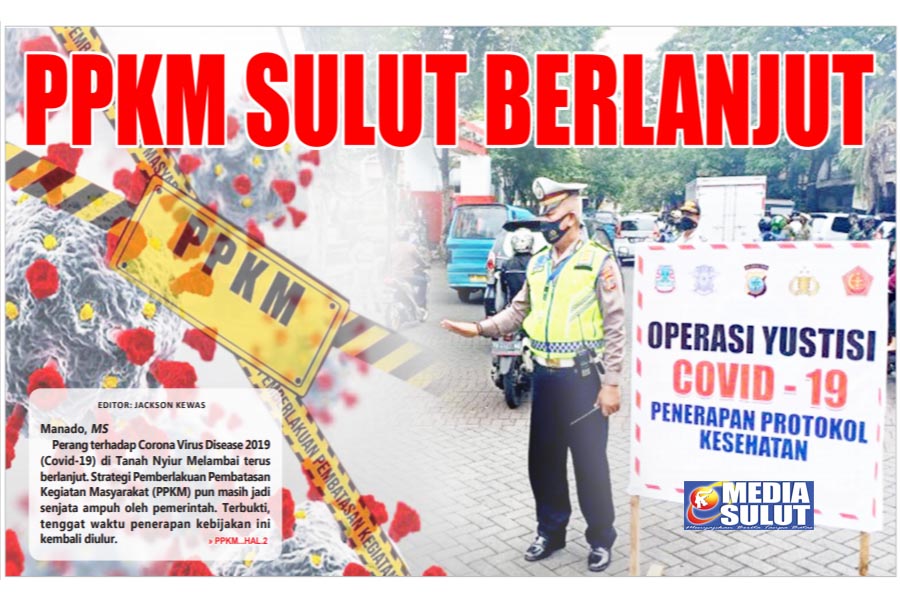 PPKM SULUT BERLANJUT