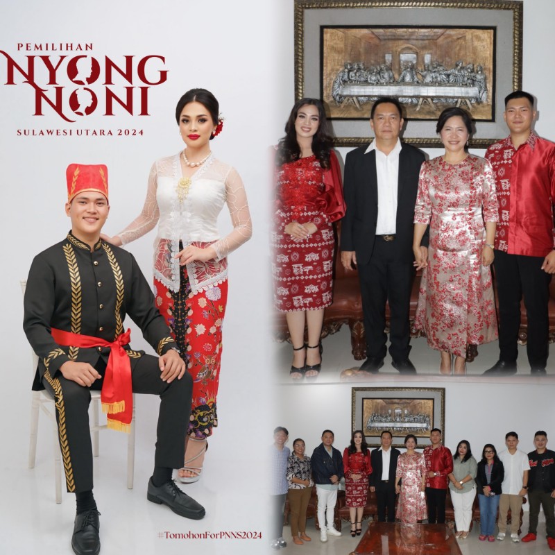 Pemilihan Nyong dan Noni Sulut 2024, Tomohon Utus Mark Poluan-Patricia Wajong