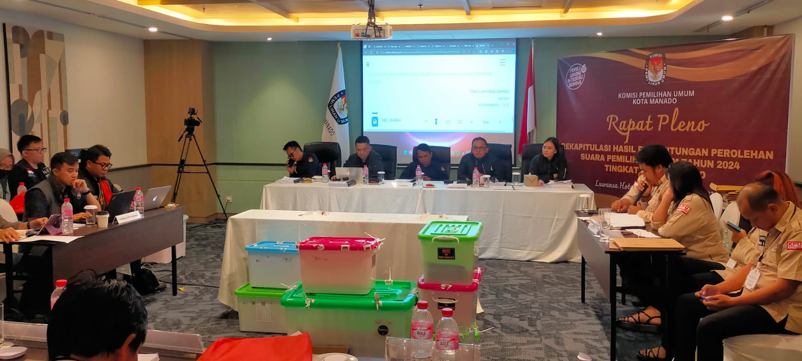 8 Besar Parpol Peraup Suara Terbanyak Kecamatan Wanea, Teratas PDI Perjuangan