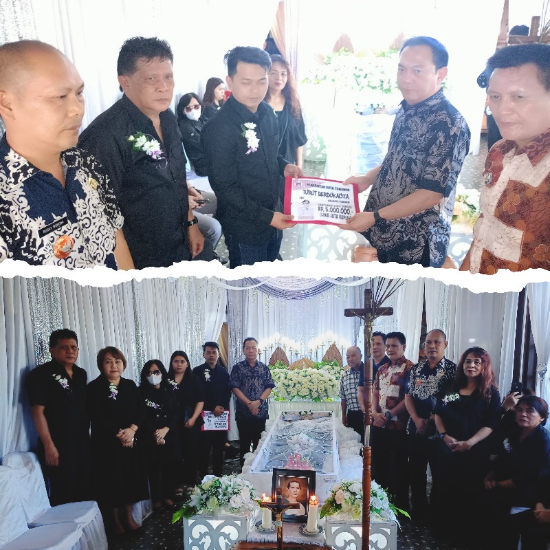 Walikota Tomohon Melayat ke Rumah Duka Jhonly Johanes Senduk