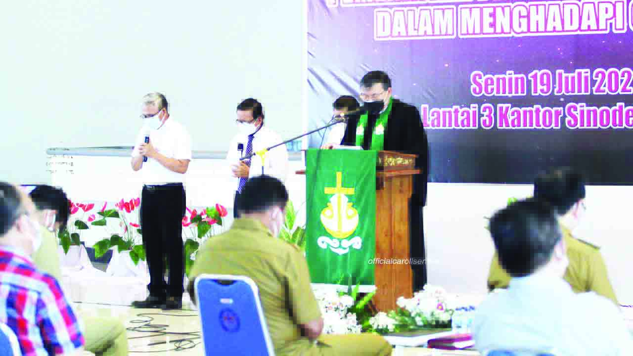 Hadapi Covid-19, GMIM-Pemprov Sulut Doa Bersama