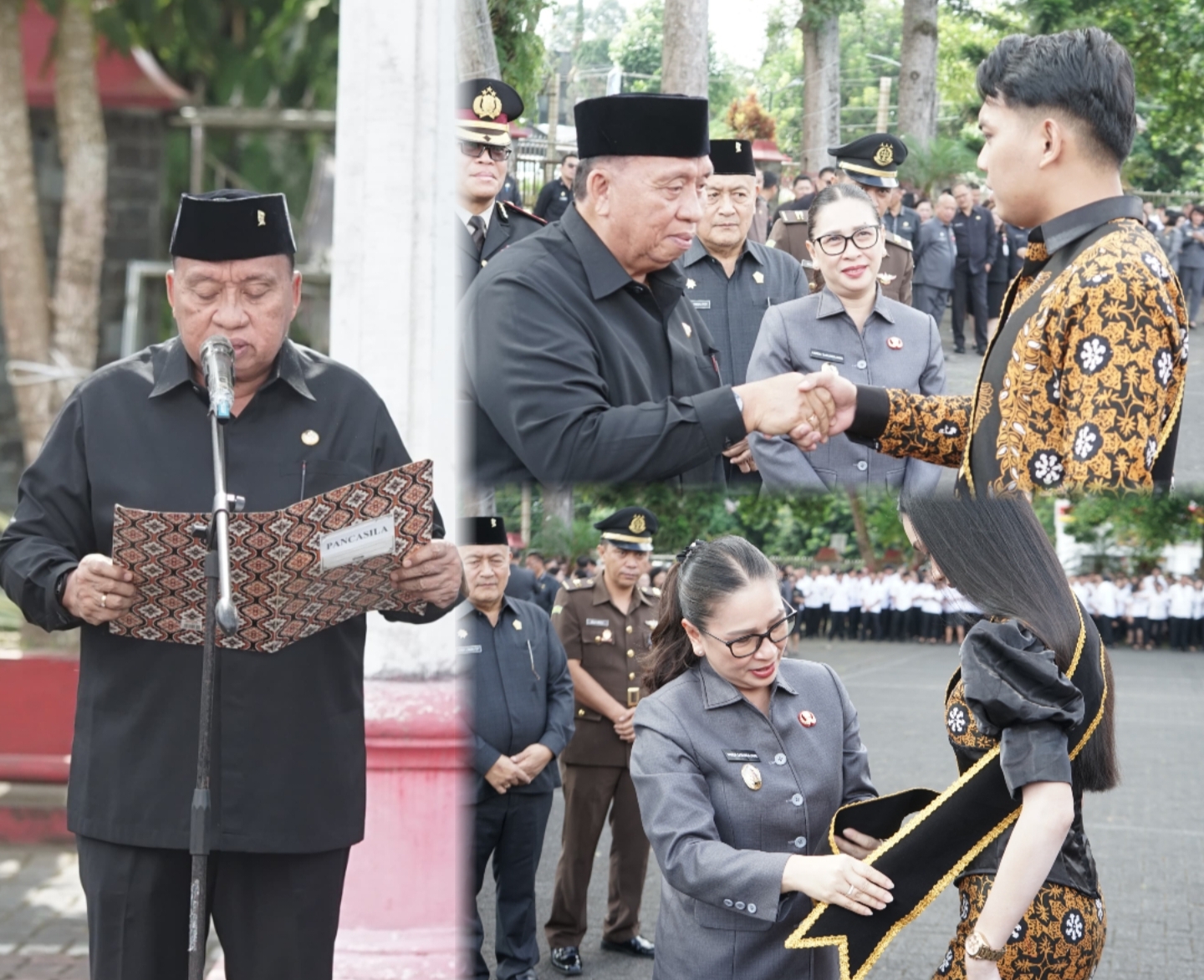 Bupati Robby Dondokambey dan Wabup Vanda Sarundajang Hadiri Upacara Hari Kesaktian Pancasila Tahun 2025 di Kabupaten Minahasa