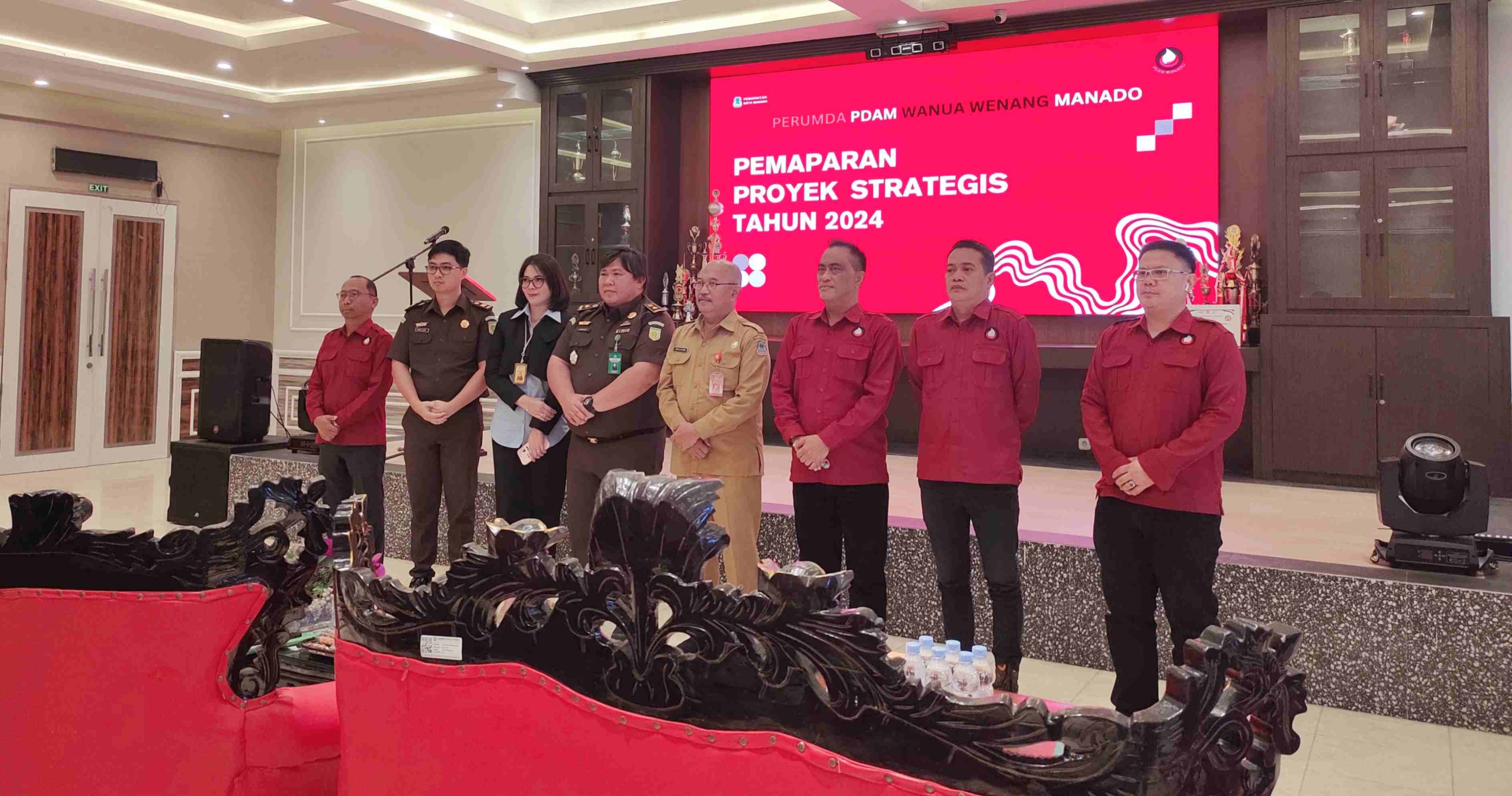 PDAM Wanua Wenang Genjot Program Pasang Air Bersih Gratis, Gandeng Aparat Hukum