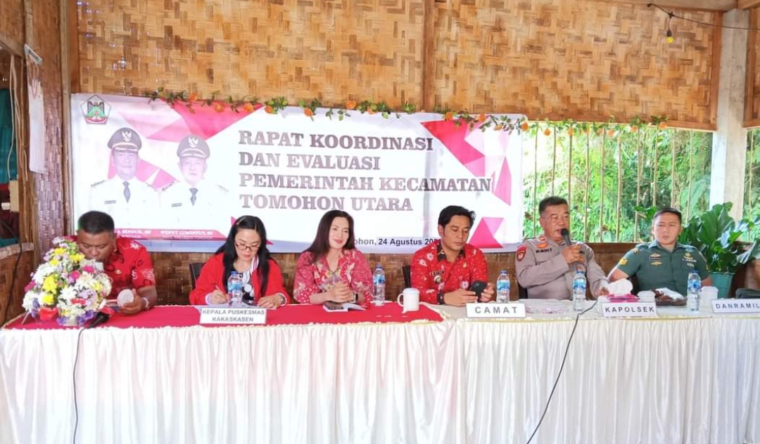 Rakorev Tomohon Utara Soroti Soal Kamtibmas