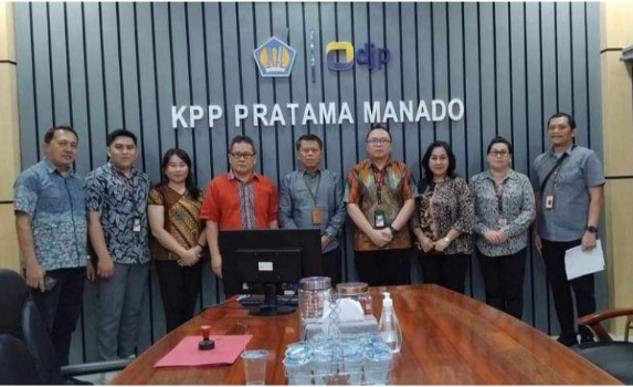 Manajemen PD Pasar Tomohon Penuhi Undangan KPP Pratama Manado Terkait Kewajiban Perpajakan Tahun 2020