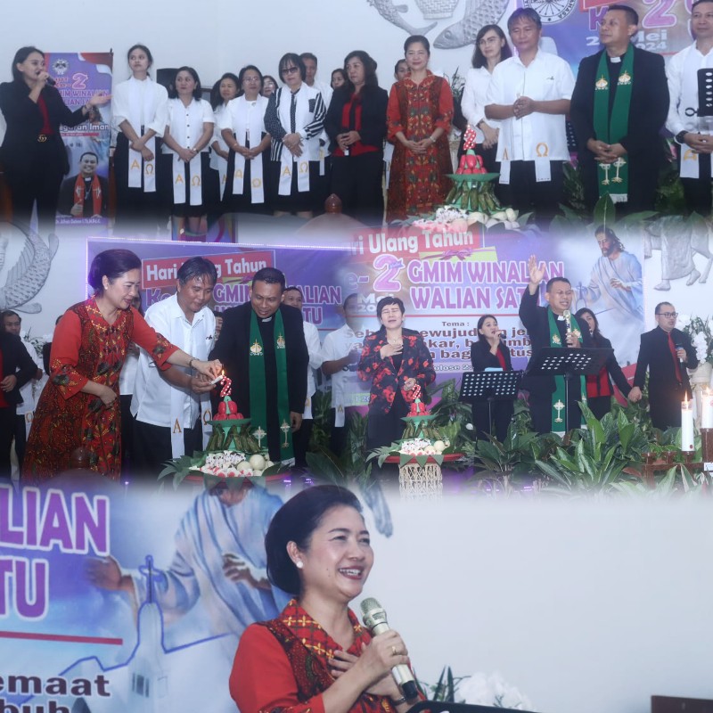 Peringati HUT ke-2 GMIM Winalian Walian Satu, Berikut Ajakan Walikota Caroll