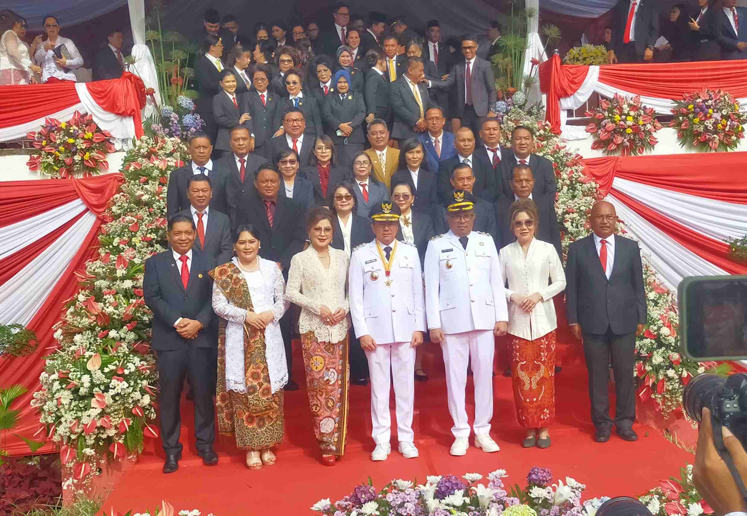 Walikota Baca Sejarah Manado di Upacara Ultah ke-402 Ibu Kota Sulut