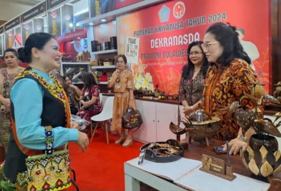 Bunda Rita Tamuntuan Pimpin Dekranasda Sulut Ikut Kriyanusa Pameran Kerajinan Nusantara Tahun 2024