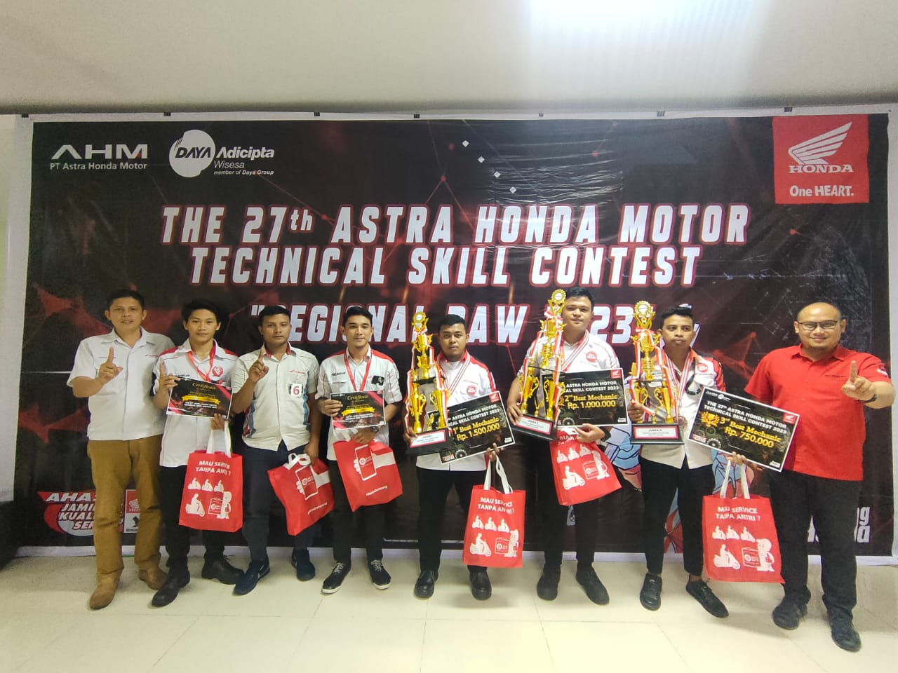 DAW Gelar Honda Regional Technical Skill Contest 2023