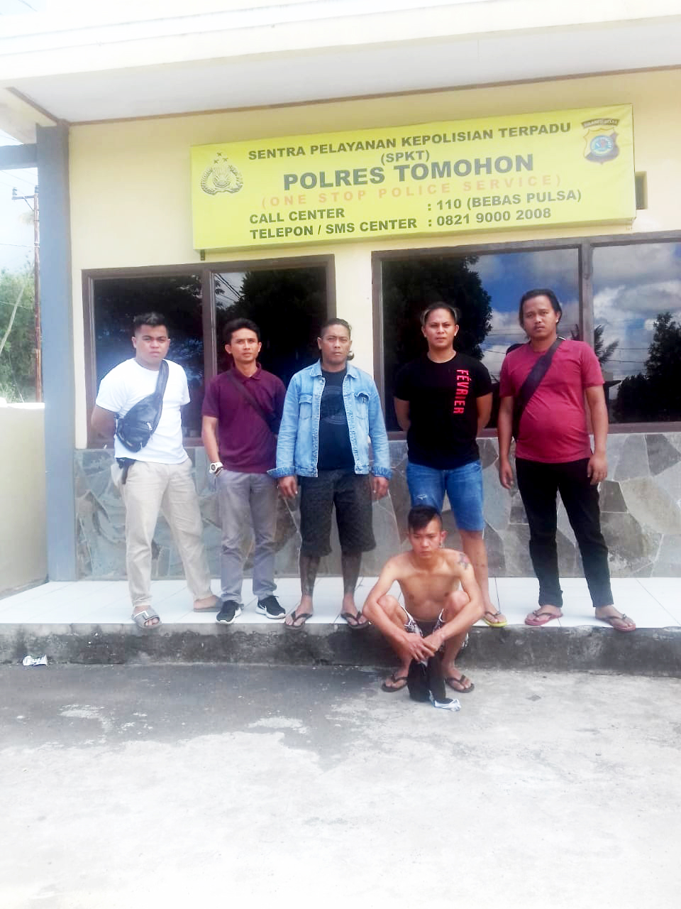 Unit Resmob Cokok Warga Kakaskasen Satu