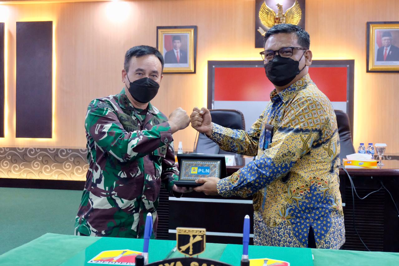 Percepat Pembangunan Proyek Strategis Nasional (PSN), PLN Perkuat Sinergi bersama Kodam XIII/Merdeka