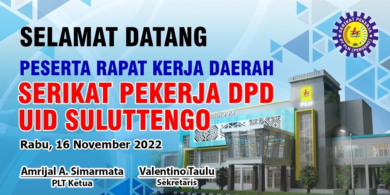 Simarmata dan Taulu Sambut Sukacita Peserta Rakerda SP  PLN UID Suluttenggo