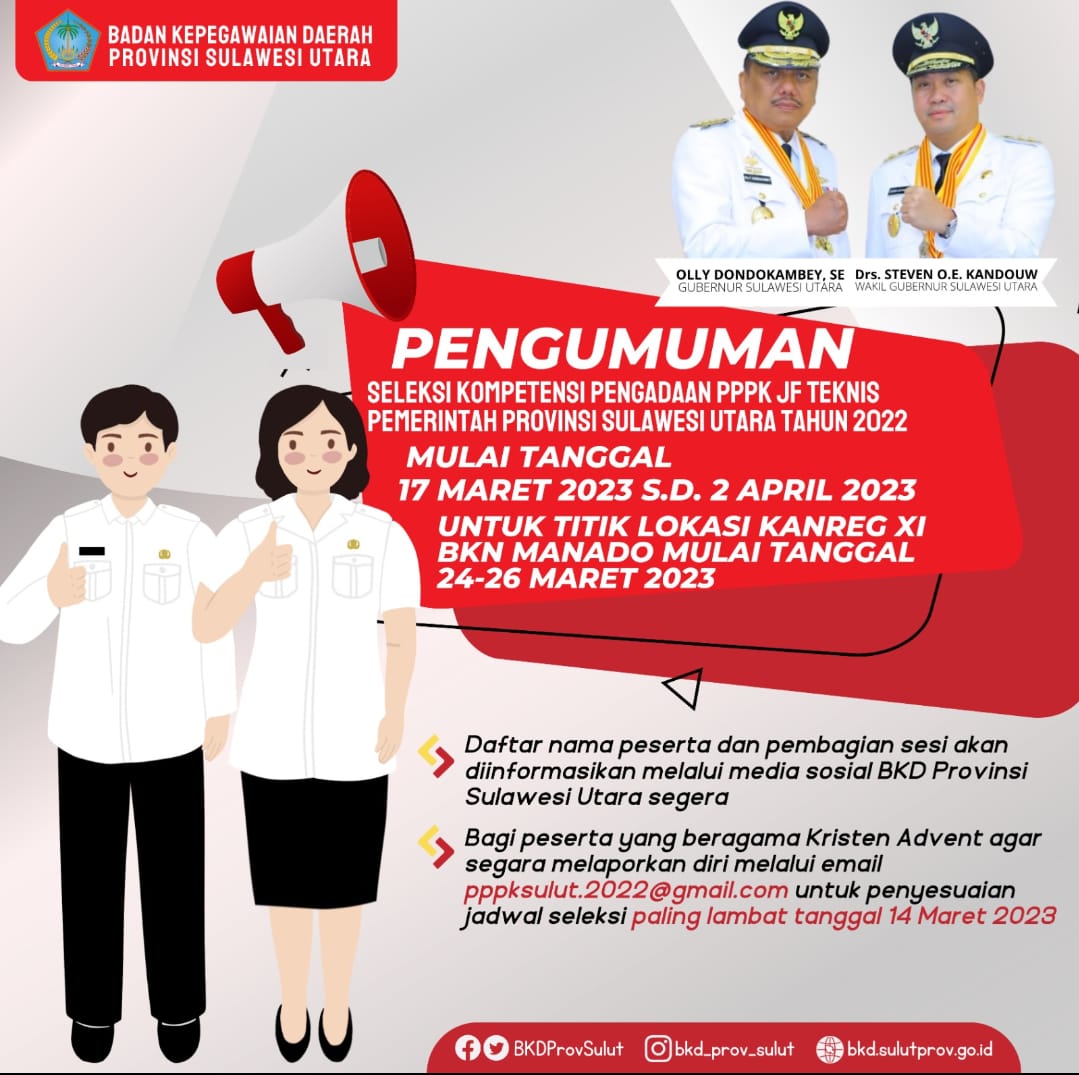 493 Peserta Seleksi Pengadaan PPPK Teknis Pemprov Sulut Siap Menghadapi Seleksi Kompetensi