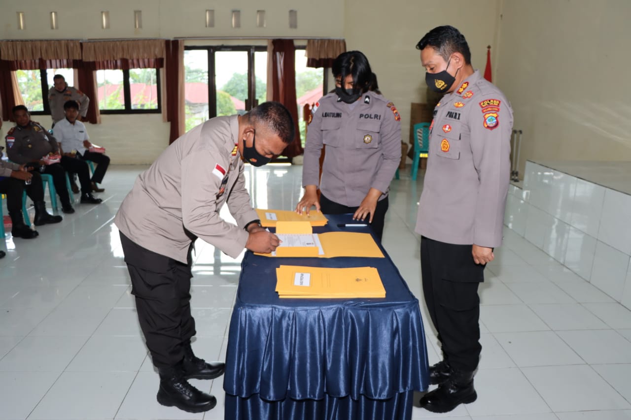 Kapolres Talaud Pimpin Sosialisasi DIPA Sekaligus Penandatanganan Pakta Integritas