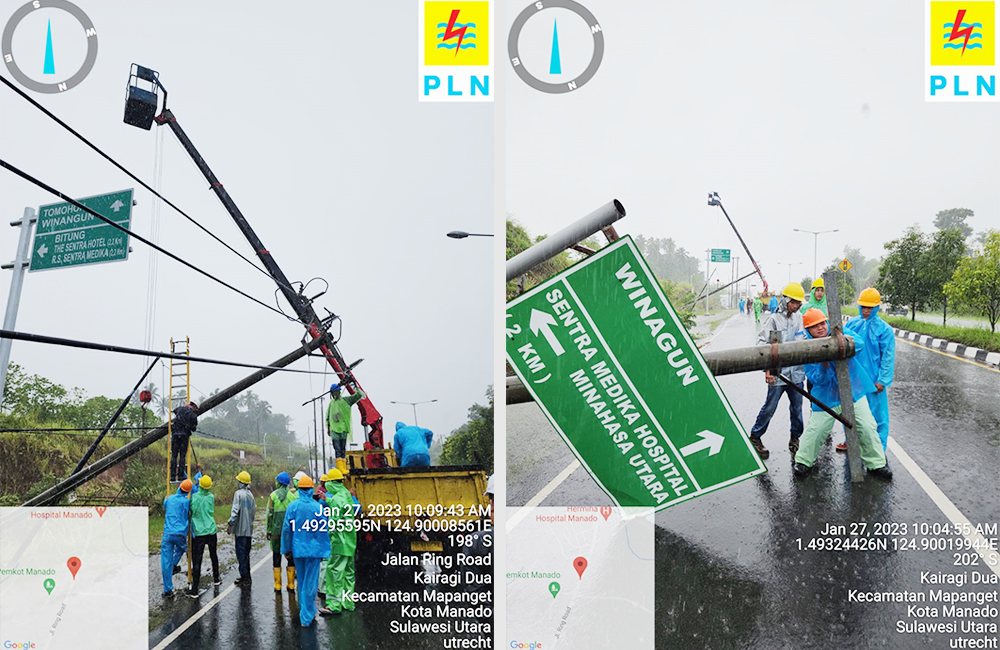 Bencana Manado, Saparta Langsung Terjunkan Tim Atasi Gangguan Jaringan