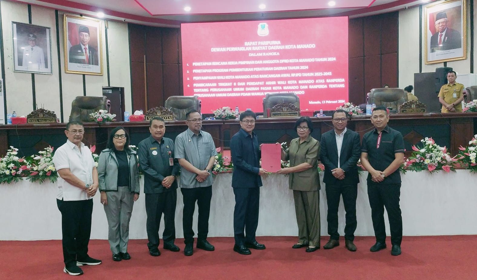 Pansus DPRD Manado Berikan Hasil Pembahasan Ranperda Pasar dan PDAM, Setelah 24 Tahun