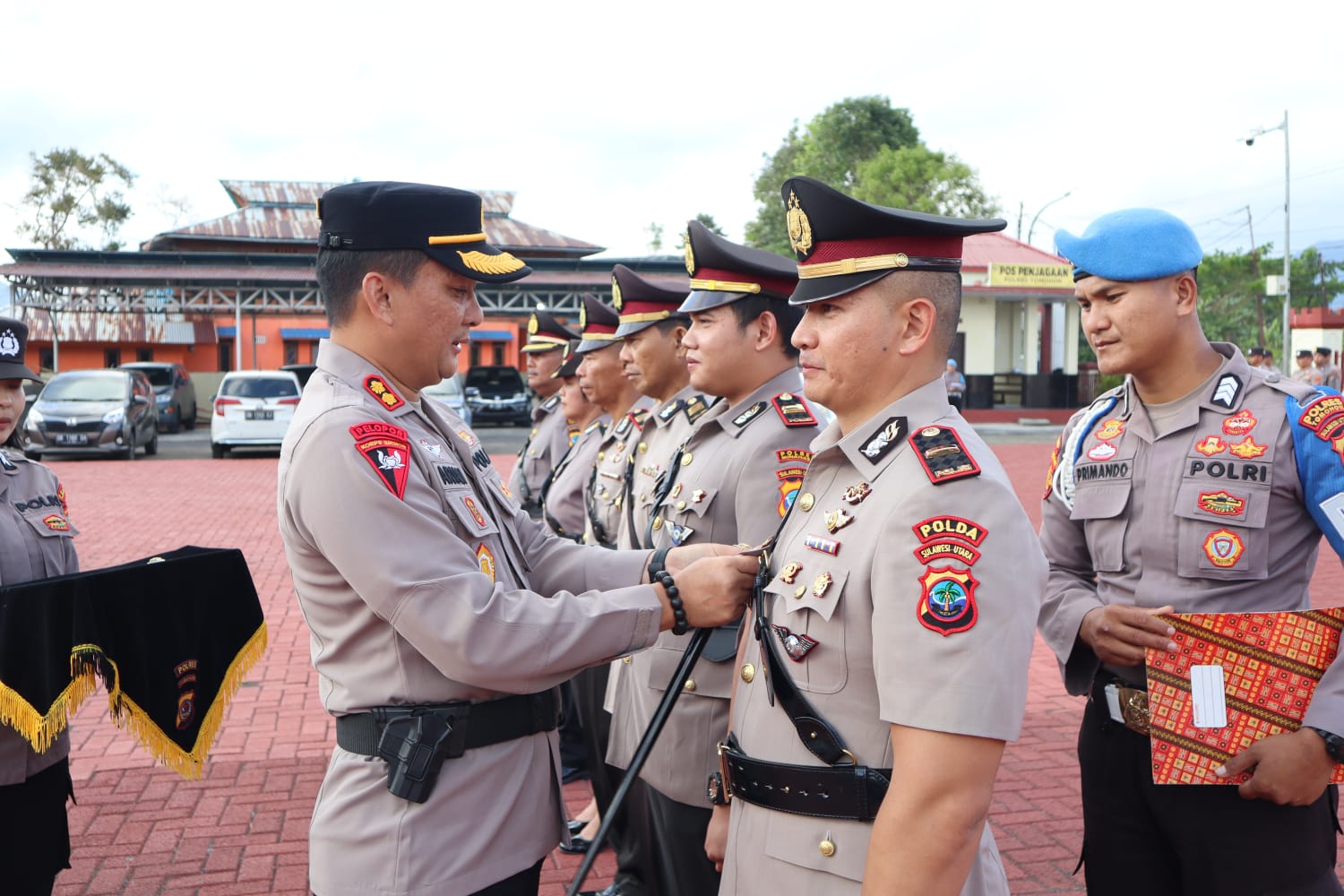 Polres Tomohon Gelar Sertijab, Colibrito: Hal Yang Biasa Dalam Organisasi
