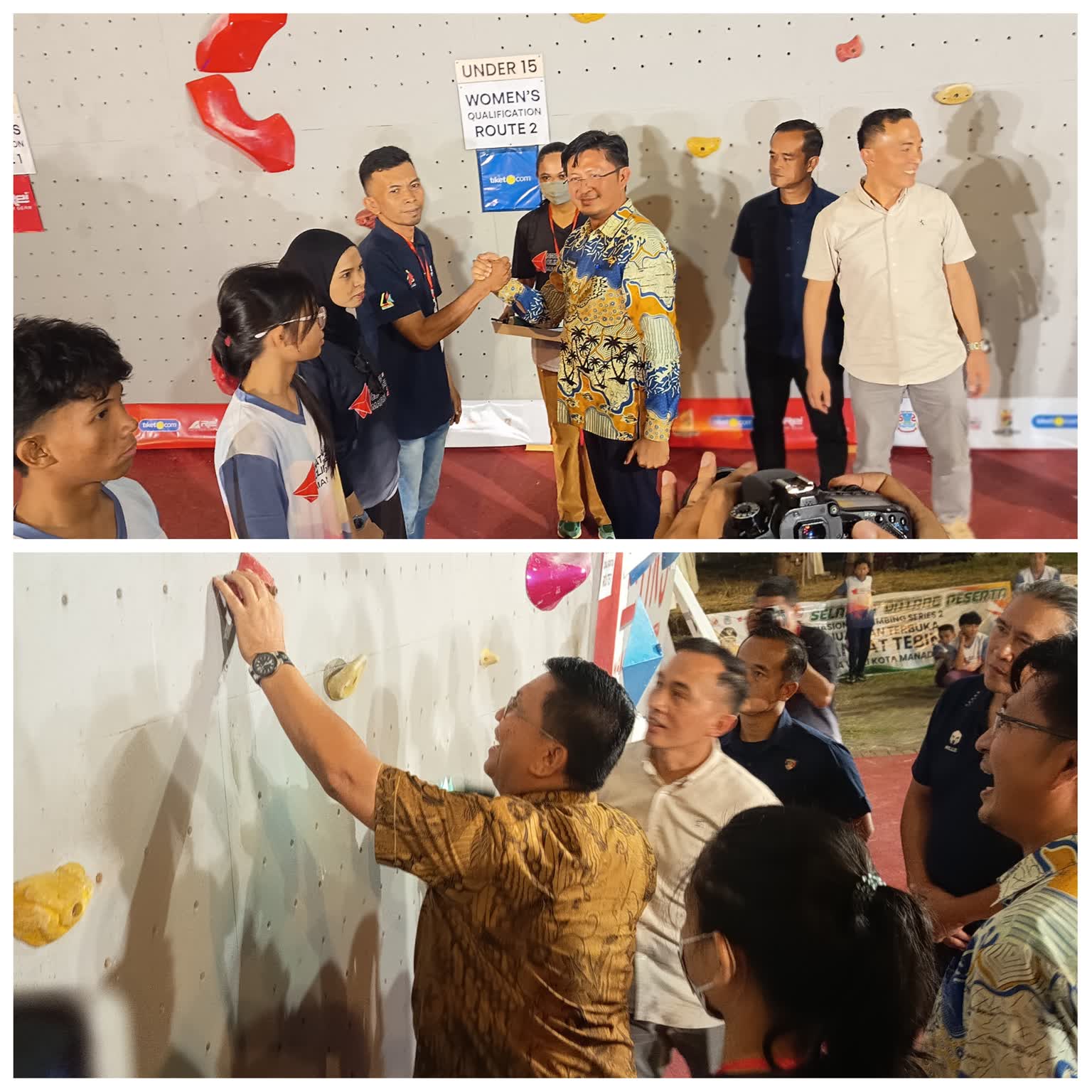 Dibuka Kadispora Sulut, Kejuaraan Panjat Tebing Piala Walikota Satu-satunya Level Nasional Jelang HUT Manado