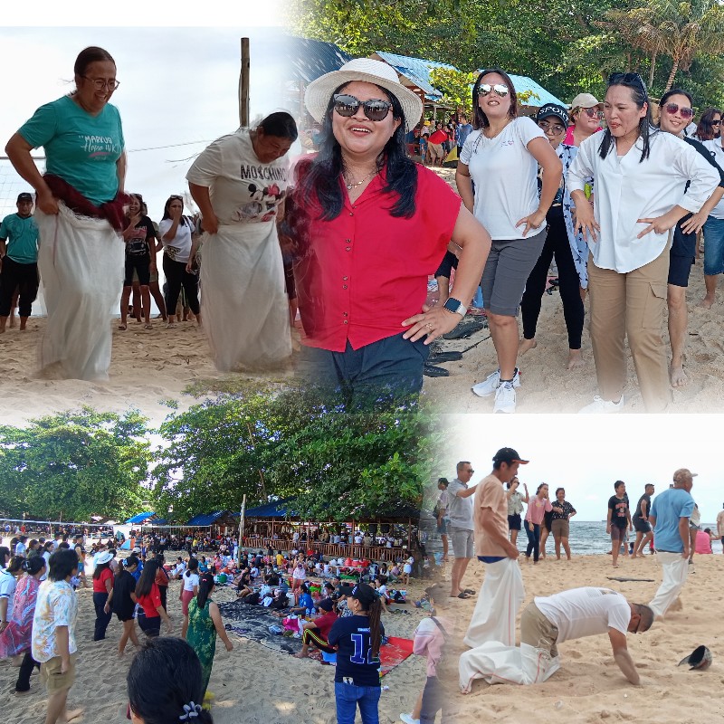 Meriah, Jemaat Markus Kinilow Gelar Wisata Rohani di Triple M Beach