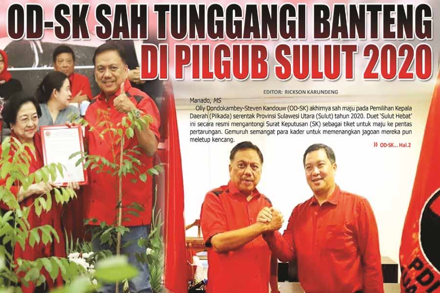 OD-SK SAH TUNGGANGI BANTENG DI PILGUB SULUT 2020