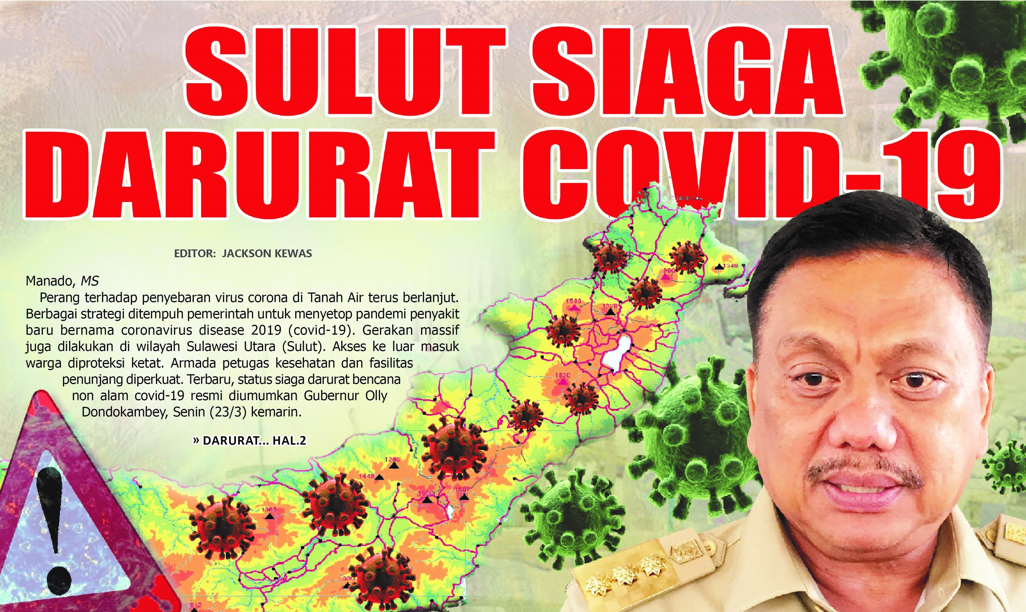 SULUT SIAGA DARURAT COVID-19
