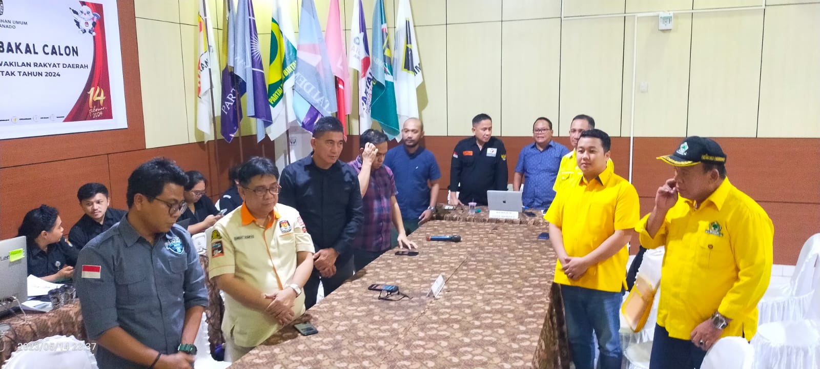 Gempa Bumi Sertai Proses Pengajuan Berkas Bacaleg Golkar