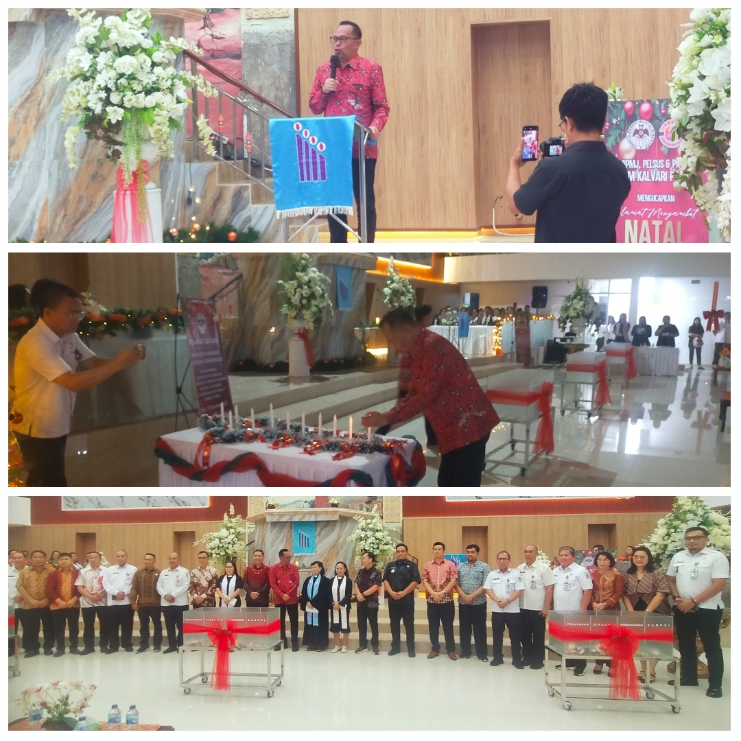 Pemkot Manado Safari Natal di GMIM Kalvari Parigi Tujuh Kombos Timur