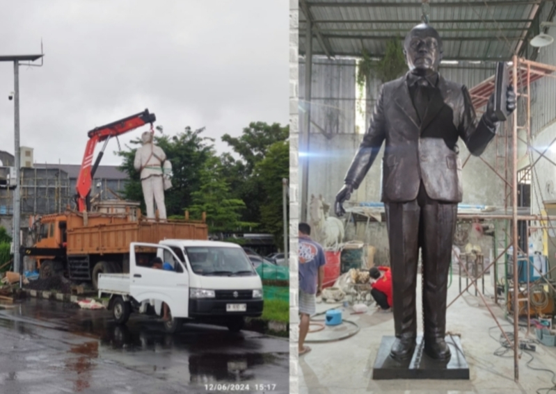 Patung Sam Ratulangi dari Tembaga 15 Desember Berdiri, Keluarga Telah Dikomunikasikan