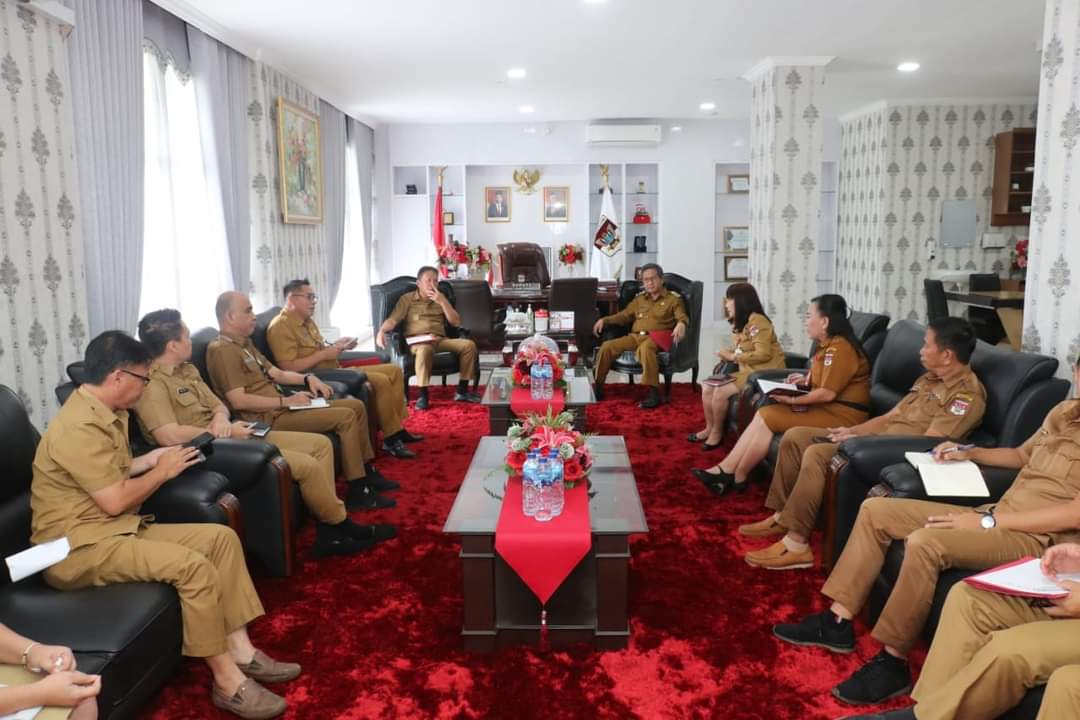 Tindaklanjuti Pemeriksaan LKPD Tahun 2022 Oleh BPK, Bupati Minsel Gelar Rapat
