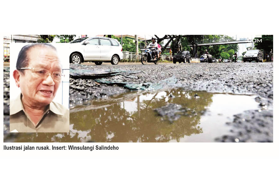 Jalan Provinsi di ‘Tanah Leluhur’ Sekprov Parah