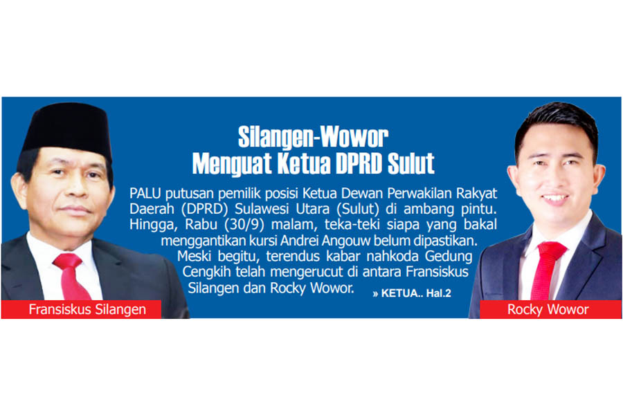 Silangen-Wowor Menguat Ketua DPRD Sulut