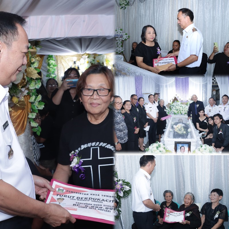 Lanjutkan Program Prestisius, Walikota Carol Senduk Melayat ke Beberapa Rumah Duka